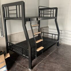 Giường sắt lệch tầng rộng 1m2 khung sắt hộp to 40x80 - GT 57