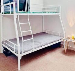 Giường sắt lệch tầng 1m2 - GT 39