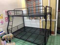 Giường sắt tầng ống tròn 1m4/1m2 - GT 53