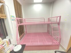 Giường sắt tầng 1m4/1m2 có ngăn kéo GT 68