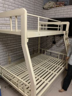 Giường sắt tầng 1m4 hộp 40x80 - GT 66