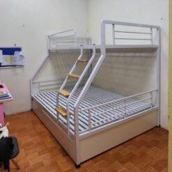 Giường tầng khung hộp vuông có ngăn kéo kích thước rộng 1m6/1m2 GT 64