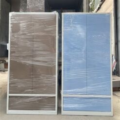 Tủ sắt đựng quần áo 2 cánh 1 ngăn kéo QP01